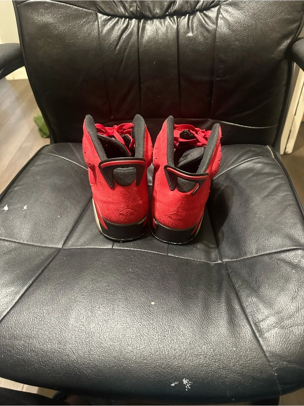 Jordan Men's Athletic Shoes Red and Black